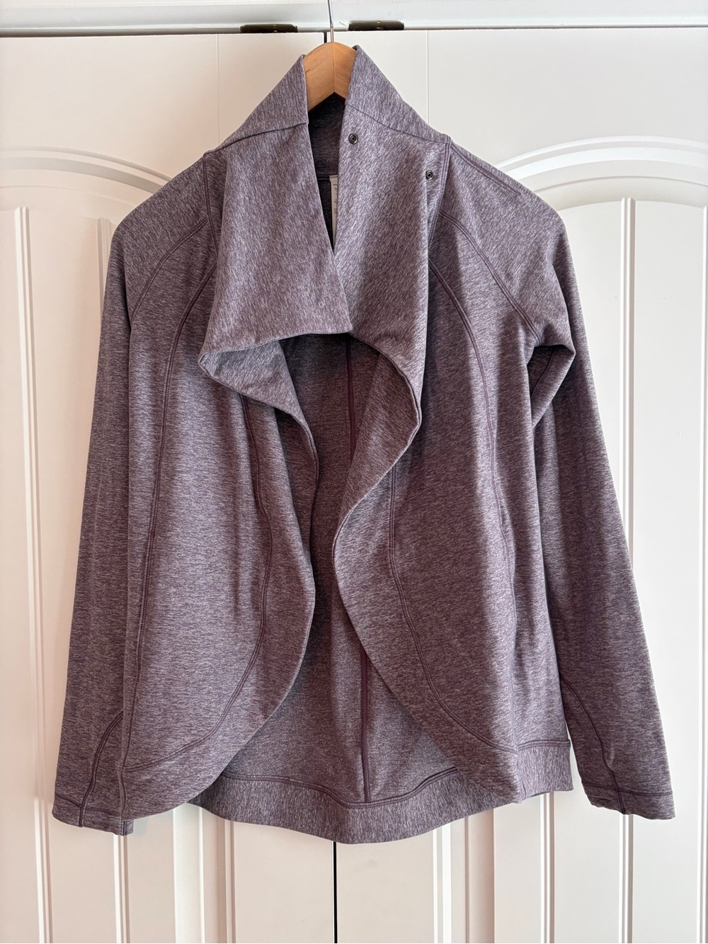 Lululemon Rulu Rally Wrap Heathered Graphite Purple Women's Size 2